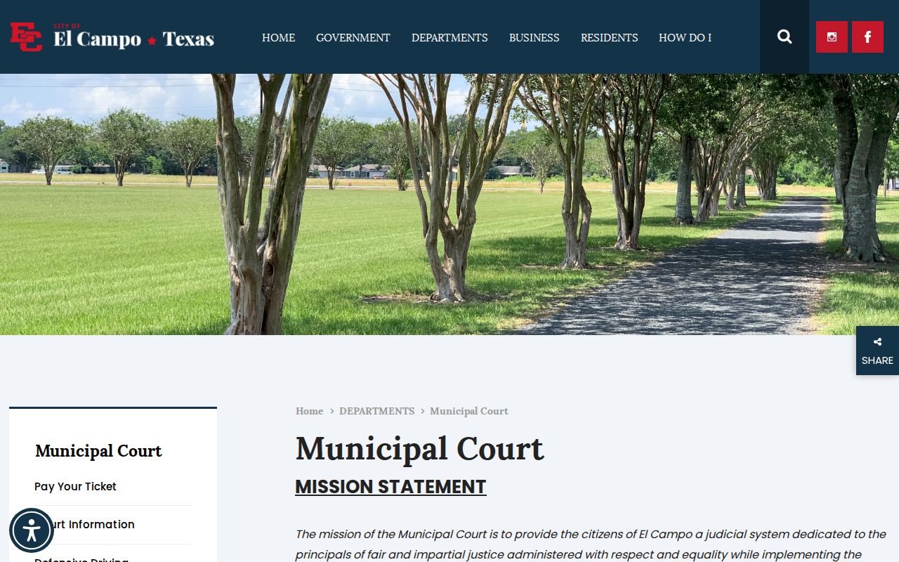 El Campo, Wharton County criminal records municipal court source