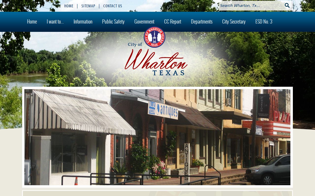 Wharton, Wharton County criminal records city government source